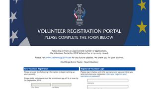 
                            4. Volunteer Registration - Cueto & Cueto, Inc.