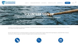 
                            11. Volunteer Sign-Up - Milwaukee Riverkeeper