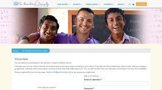 
                            11. Volunteer - Sri Aurobindo Society