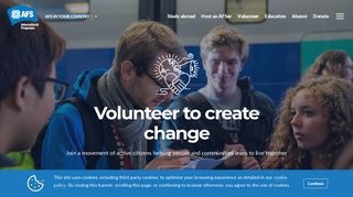 
                            4. Volunteer to create change | AFS Intercultural Programs