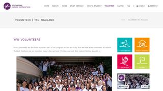 
                            10. VOLUNTEER | YFU Thailand
