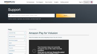 
                            12. Volusion - Amazon Pay