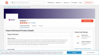 
                            12. Voluum Reviews 2019 | G2 Crowd
