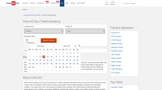 
                            9. Volvo AC Bus Tickets Online Booking @ Lowest Price | MakeMyTrip