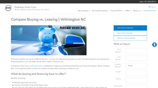 
                            11. Volvo Buy vs Lease Comparison | Financing ... - Parkway Volvo Cars