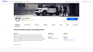 
                            12. Volvo Car USA Careers and Employment | Indeed.com