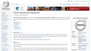 
                            10. Volvo Construction Equipment - Wikipedia