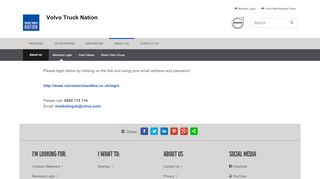 
                            8. Volvo Truck Nation Members Login