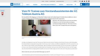 
                            10. Vom IV-Trainee zum Vorstandsassistenten der A1 Telekom Austria AG