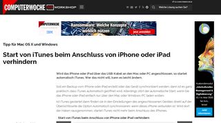 
                            11. von iTunes beim Anschluss von iPhone oder iPad ... - TecChannel