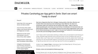 
                            10. von smart “ready to share“ - Daimler Media