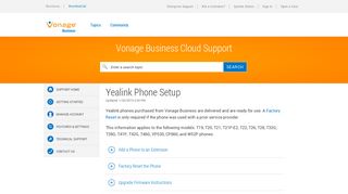 
                            12. Vonage Business Cloud | Answer | Yealink Phone Setup