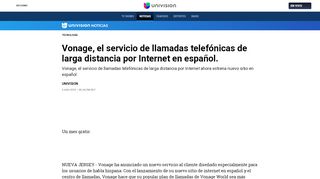 
                            10. Vonage, el servicio de llamadas telefónicas de larga distancia por ...