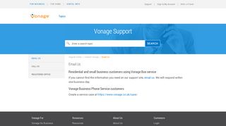 
                            8. Vonage UK Support | Contact Us