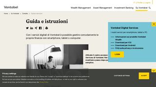 
                            8. Vontobel Digital Services - Guida e istruzioni