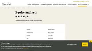 
                            7. Vontobel equity analysts