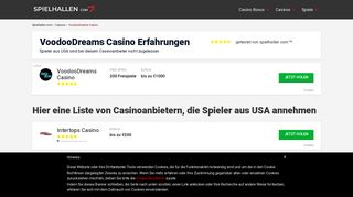 
                            7. Voodoo Dreams Casino Erfahrungen | 1000€ Bonus | 2019