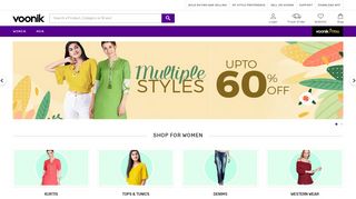 
                            4. Voonik : Online Shopping Site for Sarees, Tops and Kurtis For Women ...