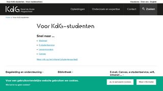 
                            4. Voor KdG-studenten | Karel de Grote Hogeschool Antwerpen