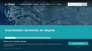 
                            4. Voormelden terminals en depots - Portbase