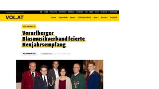 
                            6. Vorarlberger Blasmusikverband feierte Neujahrsempfang - Landhaus ...
