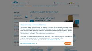 
                            8. Vorbereitungen für den Flug - KLM.com - KLM Royal Dutch Airlines