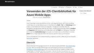 
                            10. Vorgehensweise beim Verwenden des iOS-SDKs für Azure Mobile ...