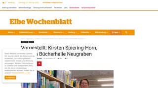 
                            13. Vorgestellt: Kirsten Spiering-Horn, Leiterin Bücherhalle Neugraben ...