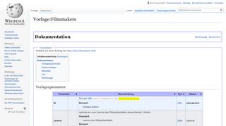
                            10. Vorlage:Filmmakers – Wikipedia