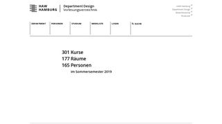 
                            6. Vorlesungsverzeichnis | Department Design | HAW HH