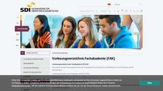 
                            13. Vorlesungsverzeichnis Fachakademie (FAK) – SDI München