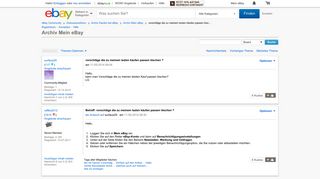 
                            8. vorschläge die zu meinem lezten käufen passen lösc... - eBay Community