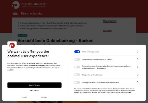 
                            11. Vorsicht beim Onlinebanking – Banken bieten Sicherheitsmechanismen