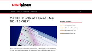 
                            9. VORSICHT: Ist Deine T-Online E-Mail NICHT SICHER?!