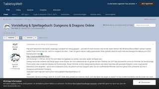 
                            9. Vorstellung & Spieltagebuch: Dungeons & Dragons Online - Seite 2 ...