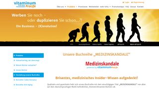 
                            1. Vorstellung unserer Buchreihe - Vitaminum Partnerprogramm