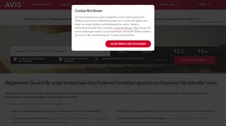 
                            1. Vorteile bei der Autoanmietung mit Avis Preferred