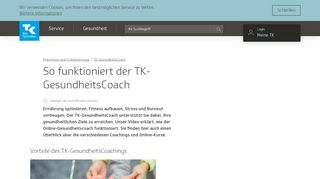 
                            4. Vorteile des TK-GesundheitsCoaches | Die Techniker