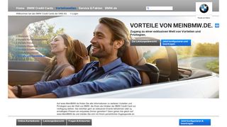 
                            4. Vorteilswelten : Vorteile von MeinBMW.de - BMW Credit Cards