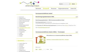 
                            13. Vorwissenschaftliche Arbeit - Wienerwaldgymnasium