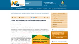 
                            11. Votação de Prioridades rende bilhetes para o ... - Nota Fiscal Gaúcha