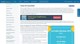 
                            5. Voter ID Card Delhi - BankBazaar