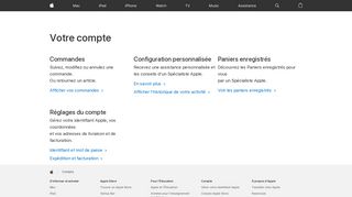 
                            9. Votre compte - Apple (CH)