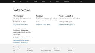 
                            7. Votre compte - Apple (LU)