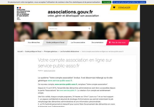 
                            3. Votre compte association en ligne sur service-public-asso.fr ...