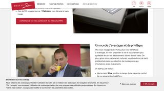 
                            8. Votre fidélité récompensée grâce à Thalys TheCard !