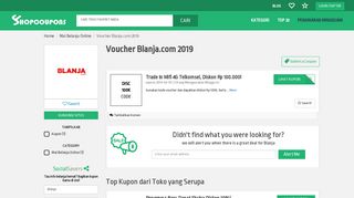 
                            10. Voucher Blanja.com 2019 - ShopCoupons