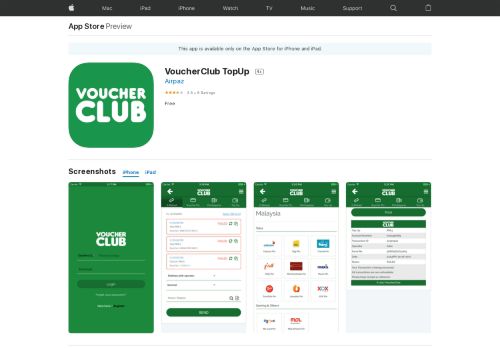 
                            13. VoucherClub TopUp on the App Store - iTunes - Apple