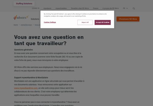 
                            6. Vous avez une question en tant que travailleur? | SD Worx