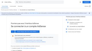 
                            9. Vous connecter à votre compte AdSense - Aide AdSense